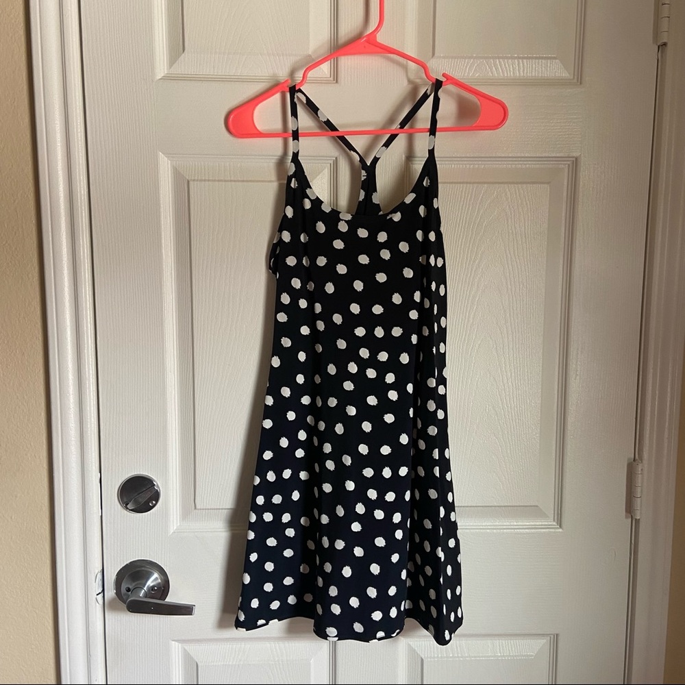 The Exercise Dress: Polka dot